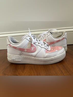 Nike Air Force 1 Custom Painted Sneakers